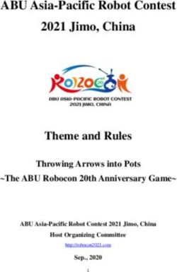 ABU Asia-Pacific Robot Contest 2021 Jimo, China Theme and Rules - Throwing Arrows into Pots