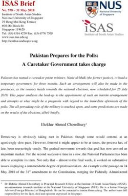 ISAS Brief - Institute of South Asian Studies