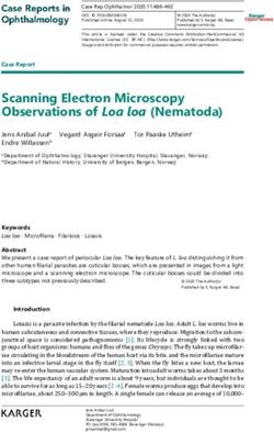 Scanning Electron Microscopy Observations of Loa loa (Nematoda)