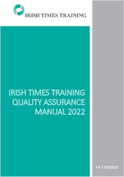 IRISH TIMES TRAINING QUALITY ASSURANCE MANUAL 2022 - V4 17022022