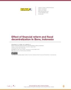 Effect of financial reform and fiscal decentralization In Bone, Indonesia
