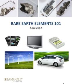 RARE EARTH ELEMENTS 101 - April 2012