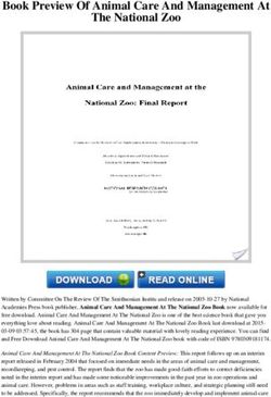Book Preview Of Animal Care And Management At The National Zoo