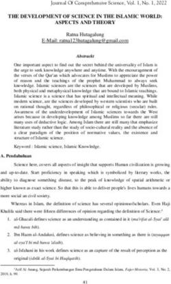 Journal Of Comprehensive Science, Vol. 1, No. 1, 2022