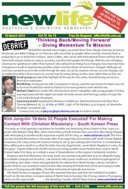 Thinking Back/Moving Forward' - Giving Momentum To Mission