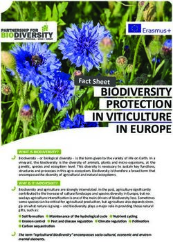 BIODIVERSITY PROTECTION IN VITICULTURE IN EUROPE - Bodensee ...