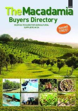 Buyers Directory YOUR GO-TO GUIDE FOR AGRICULTURAL SUPPLIERS IN SA 2021 - The Macadamia