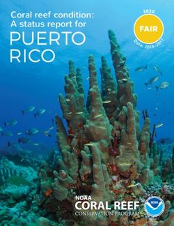 PUERTO RICO Coral reef condition: A status report for - FAIR