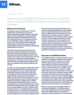 The role of The Life2000 Ventilation System, a novel NIV device, during a COVID-19 outbreak and national ventilator shortage