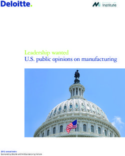 Leadership wanted U.S. public opinions on manufacturing