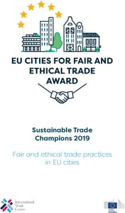 Sustainable Trade Champions 2019 - Fair and ethical trade practices in EU cities