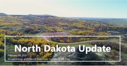 North Dakota Update February 04, 2021 House Energy and Natural Resources Committee HB 1401