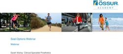 Seal-Options Webinar Webinar - Sarah Mulroy-Clinical Specialist Prosthetics