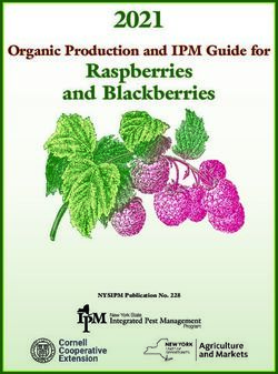 2021 Raspberries and Blackberries - Organic Production and IPM Guide for