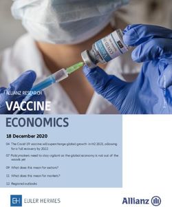 VACCINE ECONOMICS ALLIANZ RESEARCH