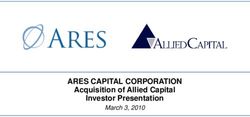 ARES CAPITAL CORPORATION - Acquisition of Allied Capital Investor Presentation March 3, 2010