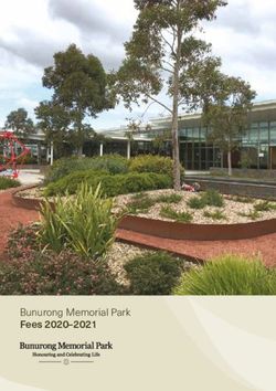 Bunurong Memorial Park Fees 2020-2021 - Southern ...