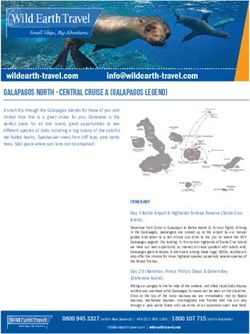 GALAPAGOS NORTH - CENTRAL CRUISE A (GALAPAGOS LEGEND) - Wild Earth ...