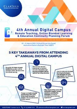 4th Annual Digital Campus - Remote Teaching, Online Blended Learning & Education Continuity Planning Forum - WordPress at The University of ...