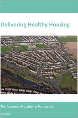 Delivering Healthy Housing - The Academic-Practitioner Partnership March 2018 - University of Birmingham