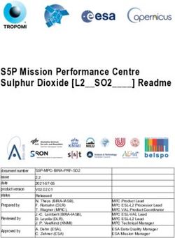 S5P Mission Performance Centre Sulphur Dioxide L2_SO2_ Readme