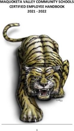 MAQUOKETA VALLEY COMMUNITY SCHOOLS CERTIFIED EMPLOYEE HANDBOOK 2021 2022