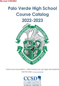 Palo Verde High School Course Catalog 2022-2023 - Revised 1/20/2022