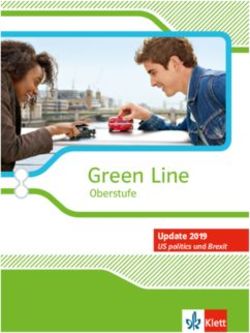 Green Line Oberstufe Update 2019 Ernst Klett Verlag