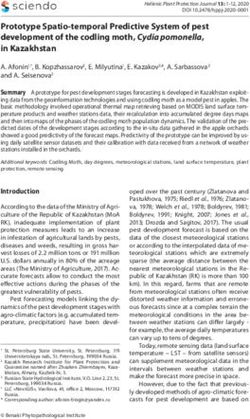 Prototype Spatio-temporal Predictive System of pest development of the codling moth, Cydia pomonella, in Kazakhstan