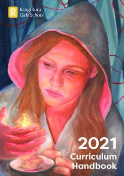 2021 Curriculum - Rangi Life