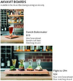 AKVAVIT BOARDS Available in the Akvavit Bar during evening service only - Danish Boilermaker $19 - Denmark House