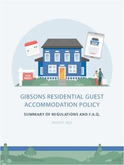 GIBSONS RESIDENTIAL GUEST ACCOMMODATION POLICY - SUMMARY OF REGULATIONS AND F.A.Q.