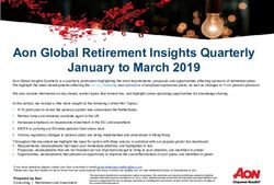 Aon Global Retirement Insights Quarterly January to March 2019