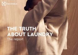 THE TRUTH ABOUT LAUNDRY - The report - 100 actions for better and more sustainable living ...