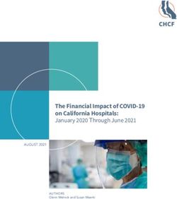 The Financial Impact of COVID-19 on California Hospitals: January 2020 Through June 2021