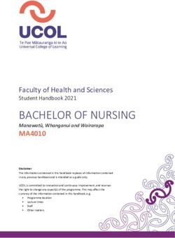 BACHELOR OF NURSING MA4010 Manawatū, Whanganui and Wairarapa - UCOL ...