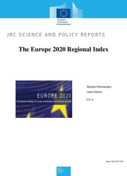 The Europe 2020 Regional Index - JRC Publications Repository
