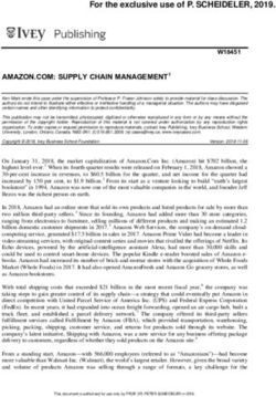 AMAZON.COM: SUPPLY CHAIN MANAGEMENT1