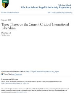 Three Theses on the Current Crisis of International Liberalism