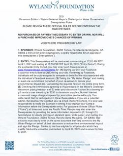 NO PURCHASE OR PAYMENT NECESSARY TO ENTER OR WIN, NOR WILL A PURCHASE IMPROVE ONE'S CHANCES OF WINNING