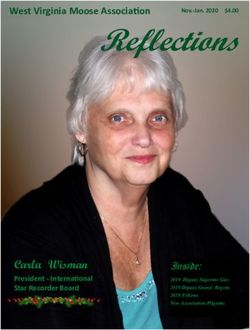 Reflections - Carla Wisman President - International Star Recorder Board - West Virginia Moose Association