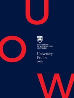 University Profile 2020 - IGEC