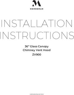 INSTALLATION INSTRUCTIONS - ZV900 36" Glass Canopy Chimney Vent Hood - MONOGRAM.COM