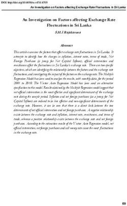An Investigation on Factors affecting Exchange Rate Fluctuations in Sri Lanka