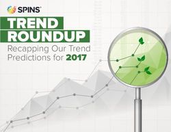 TREND ROUNDUP Recapping Our Trend Predictions for 2017 - SPINS