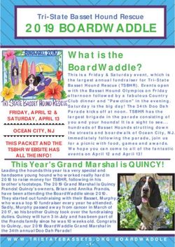 2019 BOARDWADDLE What is the BoardWaddle? - Tri-State Basset Hound Rescue