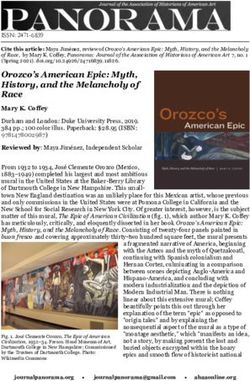 Orozco's American Epic: Myth, History, and the Melancholy of Race