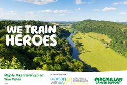 HEroes we train - Mighty Hike training plan: Wye Valley - Macmillan Cancer Support