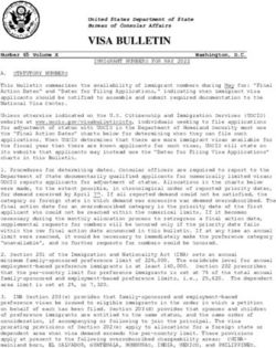 VISA BULLETIN - travel.gov