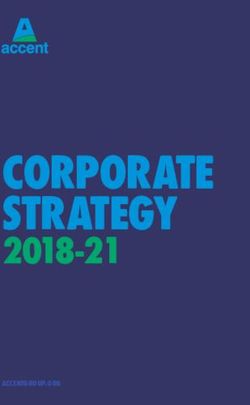 CORPORATE STRATEGY 2018-21 - ACCENTGROUP.ORG